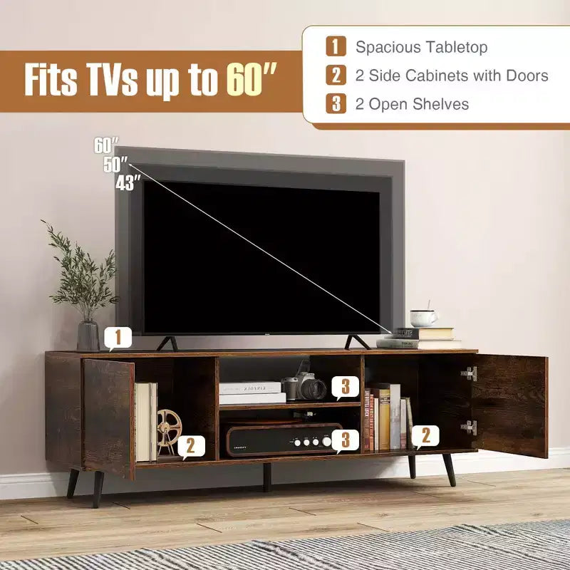 Meuble TV moderne de style médiéval