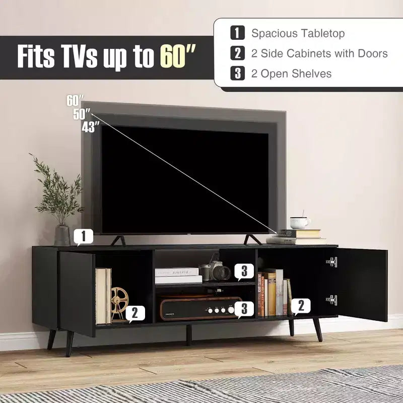 Meuble TV moderne de style médiéval