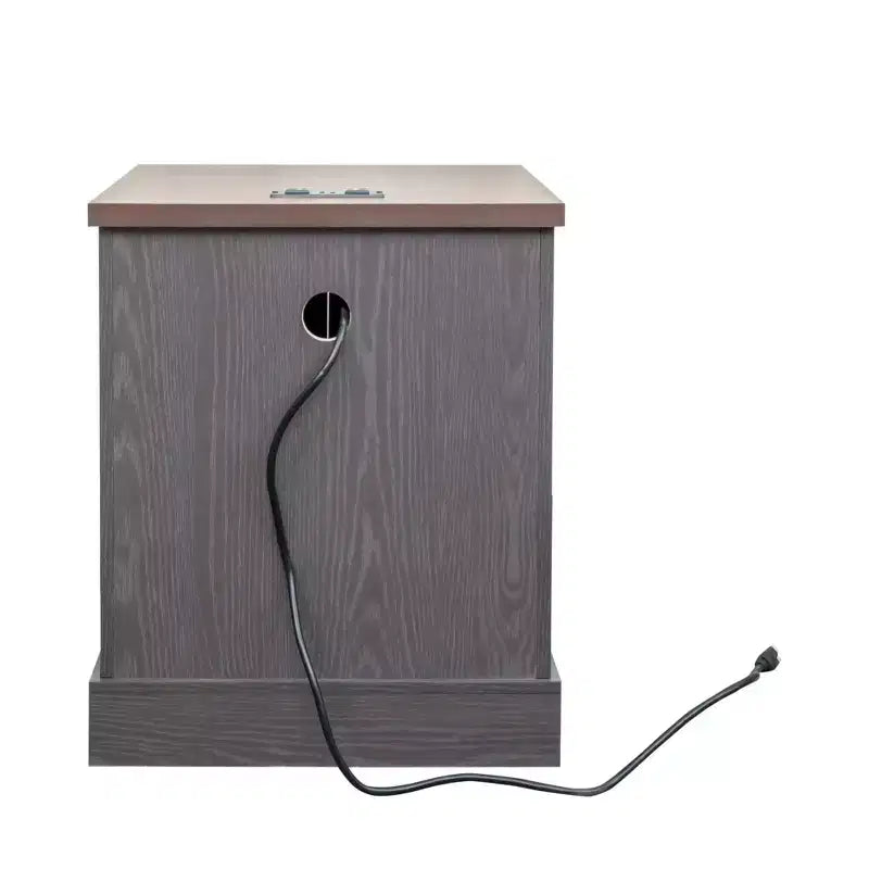 Table de chevet/table basse avec station de recharge