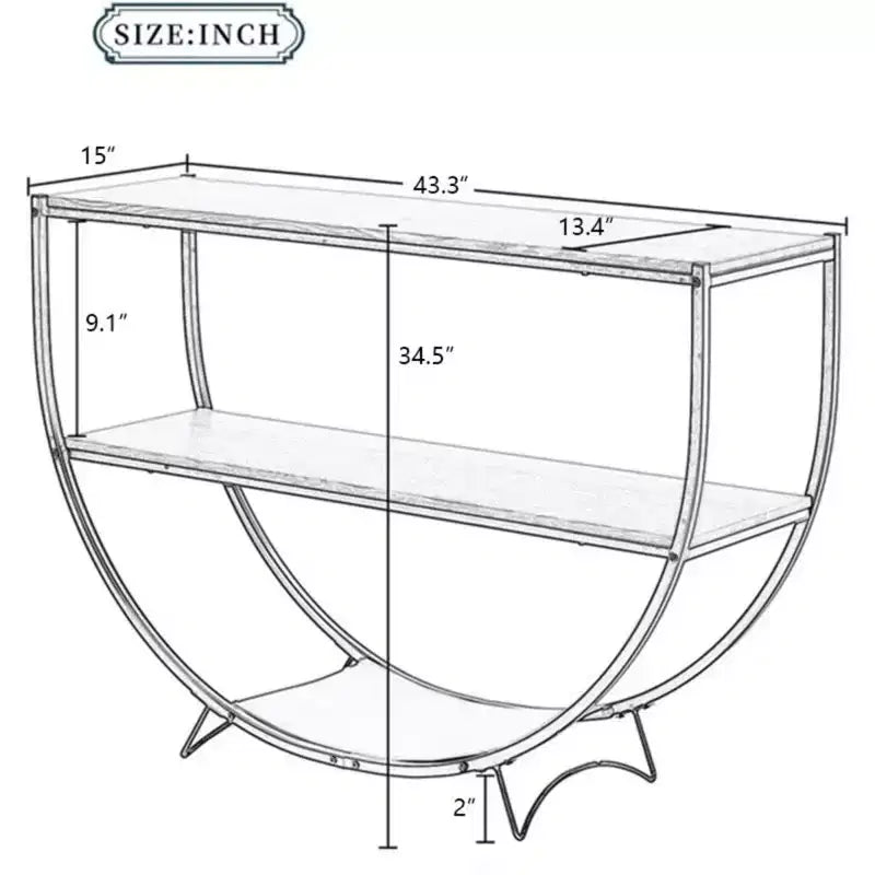 Console de 122 cm