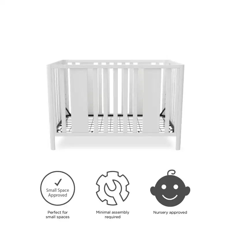 Berceau bébé à montants incurvés