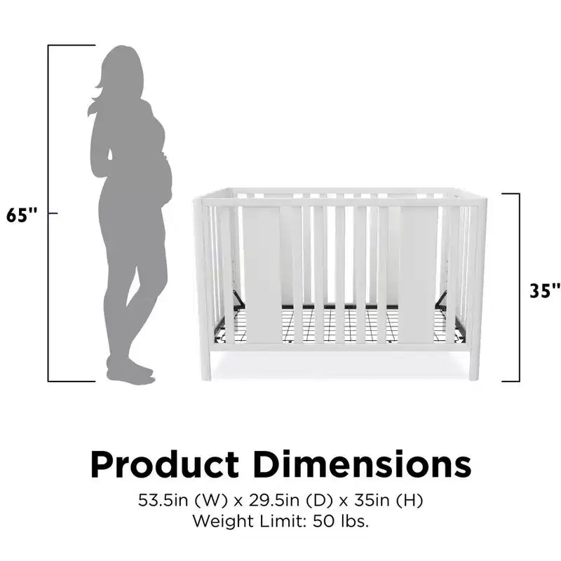 Berceau bébé à montants incurvés