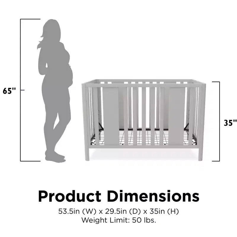 Berceau bébé à montants incurvés
