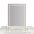 Impressions Vanity Stage Lite XL Vanity Mirror with Tri Tone LED Lighting, Slim Aluminum Frameless Design, Tabletop or Wall Mount Mirror
