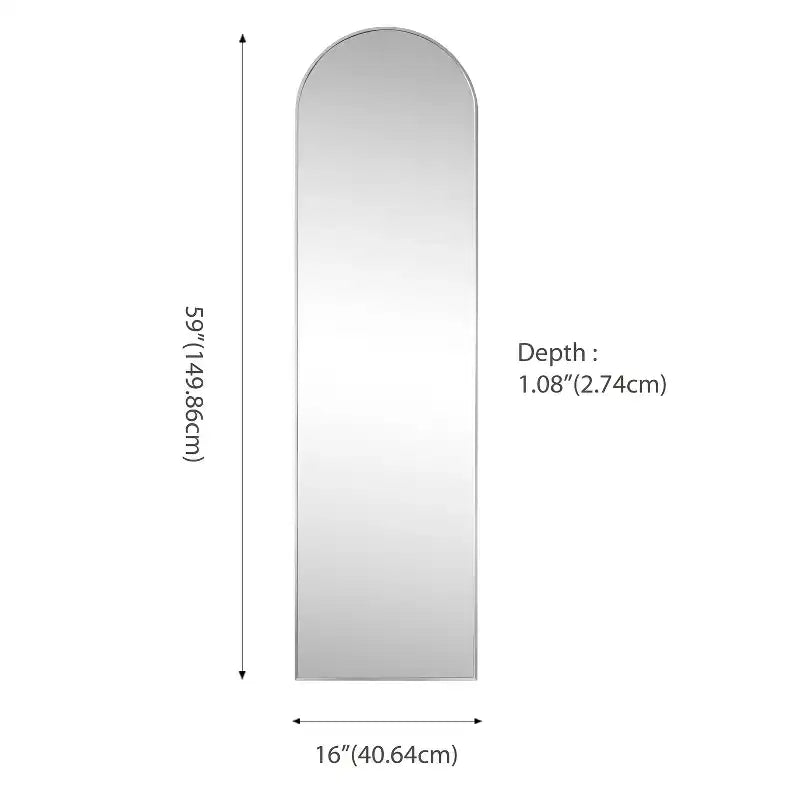 Miroir pleine longueur à cadre métallique