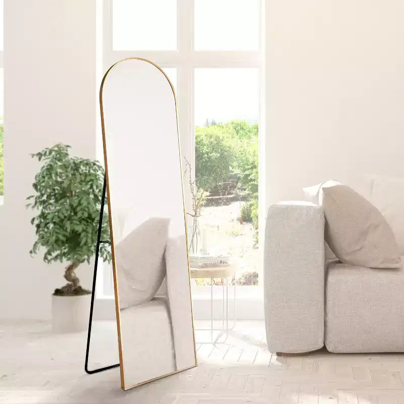 Miroir pleine longueur à cadre métallique