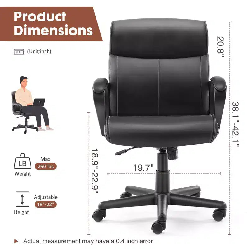 Chaise d'ordinateur confortable