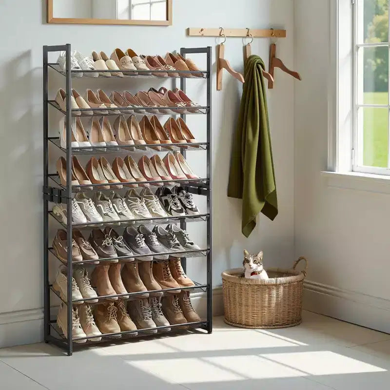 Porte-manteau/Étagère à chaussures d'entrée