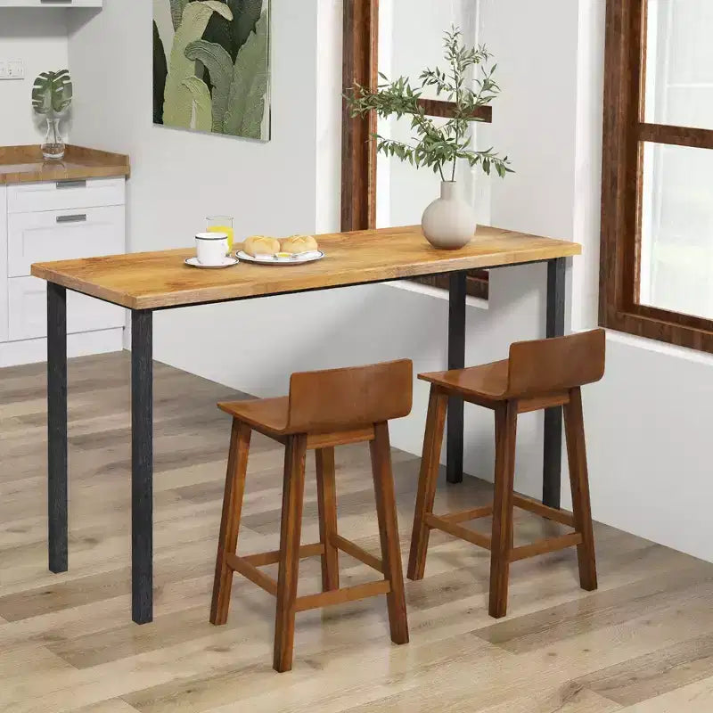 Tabourets de bar en bois