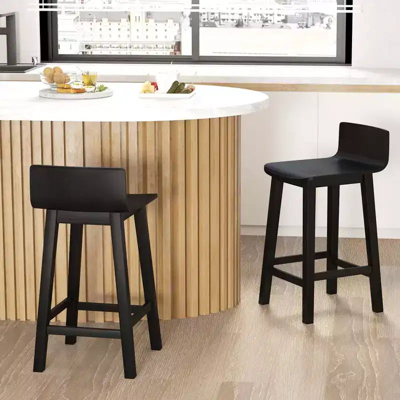 Tabourets de bar en bois