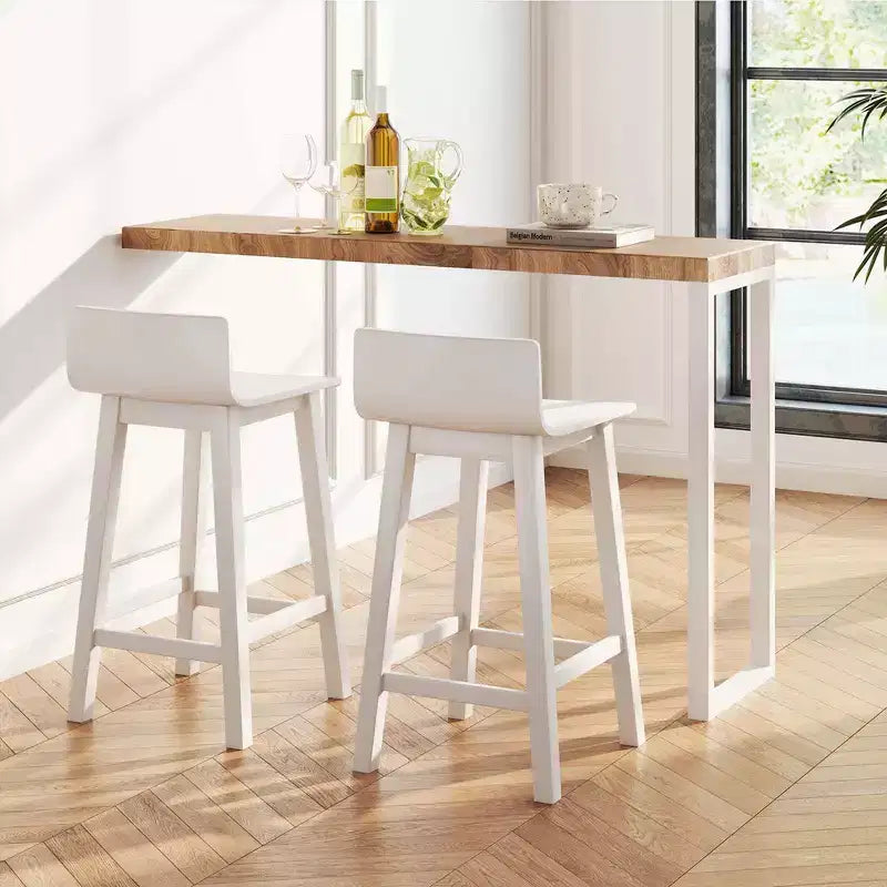 Tabourets de bar en bois