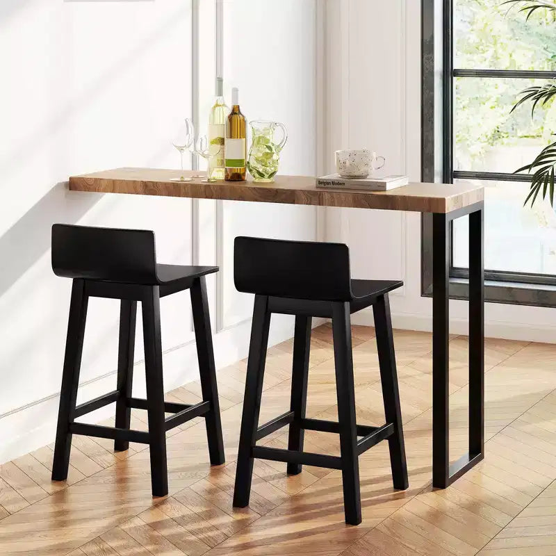 Tabourets de bar en bois
