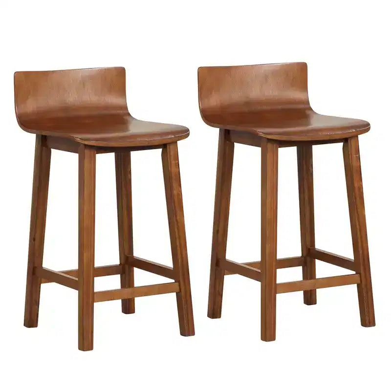 Tabourets de bar en bois