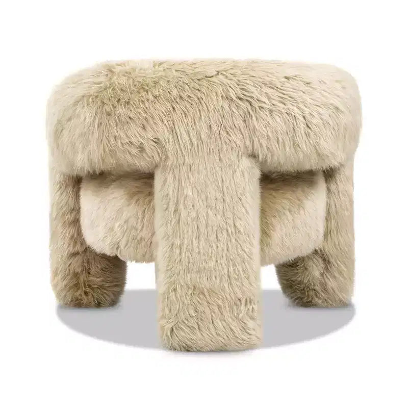 Fauteuil cabriolet en cuir de mouton véritable