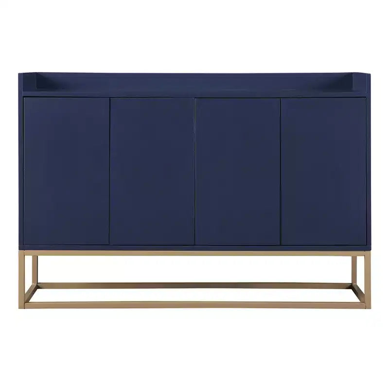Bahut en bois 47,2 po avec 4 portes