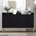 Bahut en bois 47,2 po avec 4 portes