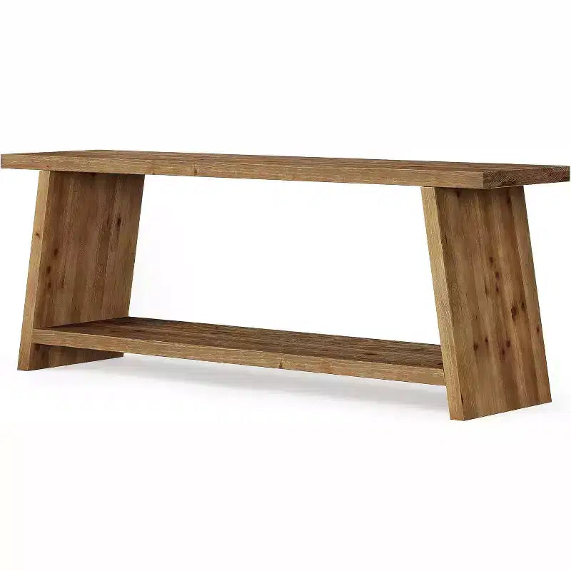 Meuble TV de salon moderne de style médiéval (marron, 63 pouces)