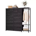 TV Stand, 63 Dresser TV Stand for 65-75 Inch TVs with Charging Station &amp; Lights