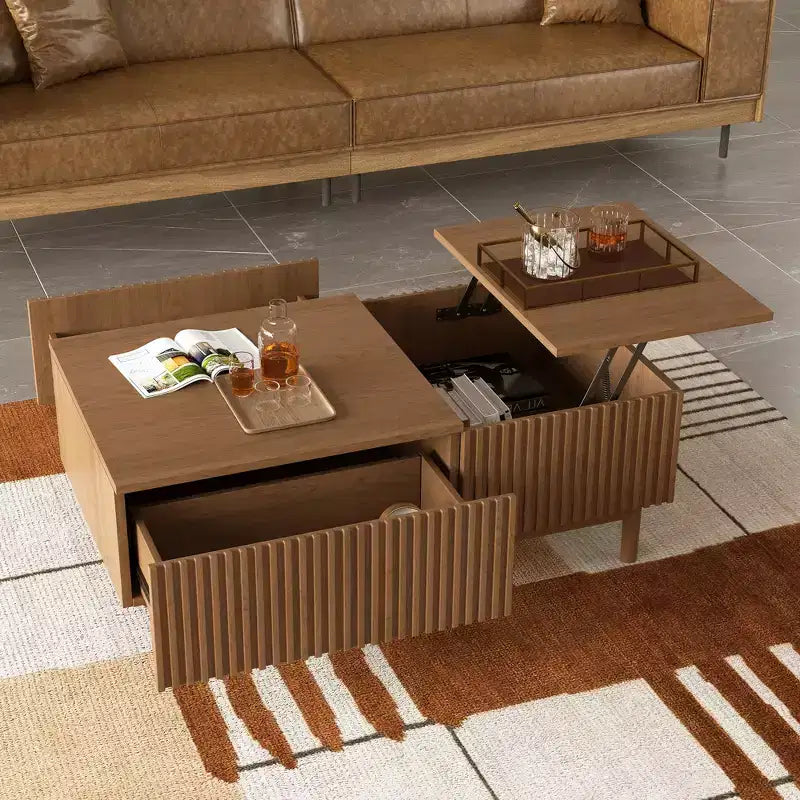 Table basse moderne réglable en hauteur