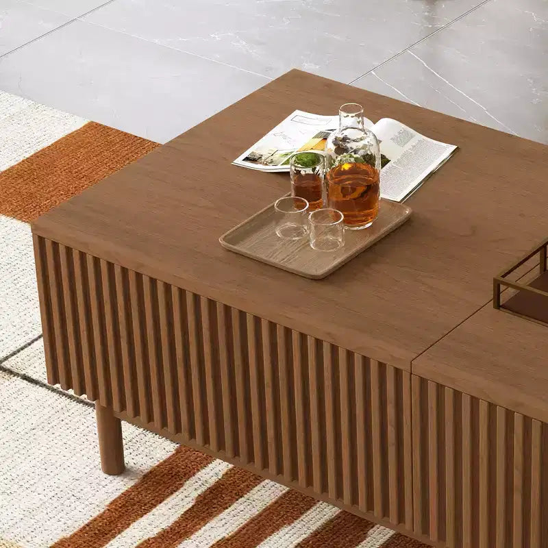 Table basse moderne réglable en hauteur