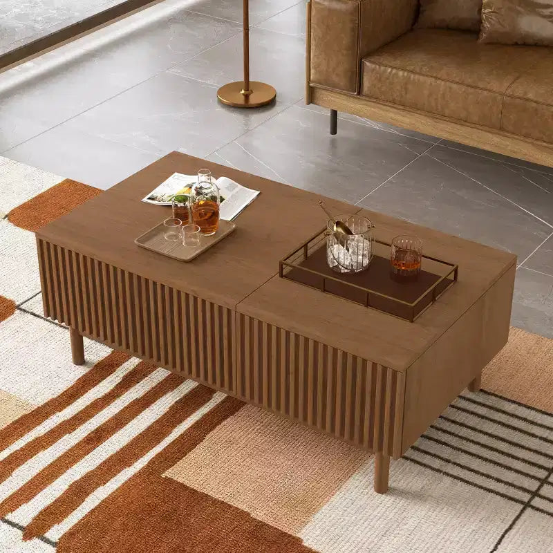 Table basse moderne réglable en hauteur