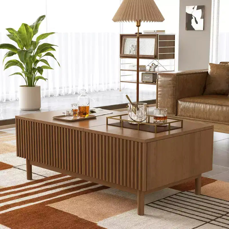 Table basse moderne réglable en hauteur