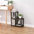HOMLUX L-Shaped Open Decorative Bookshelf Multipurpose Accent Bookcase