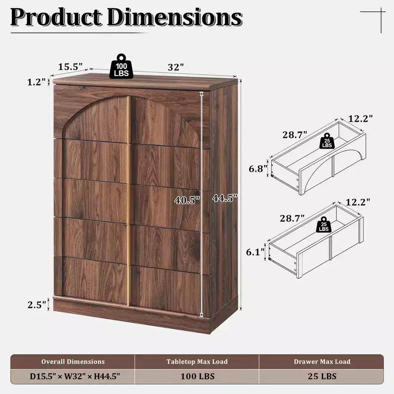 Coiffeuse moderne en bois sur pied