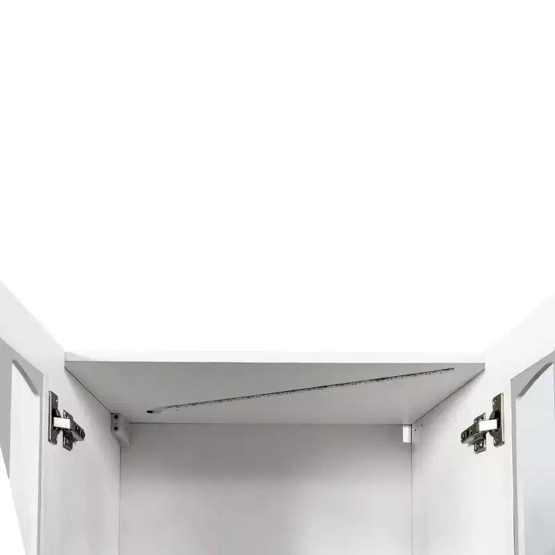 Meuble haut mural moderne de 60 cm avec 2 portes vitrées