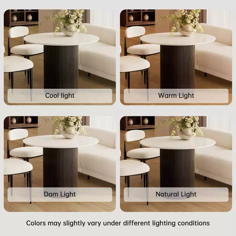 Table d'appoint ronde moderne