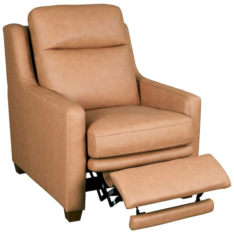 Genuine Leather Recliner Sofa 33 Triple-Motor Power Zero-Wall Reclining Couch with USB&USB-C Port