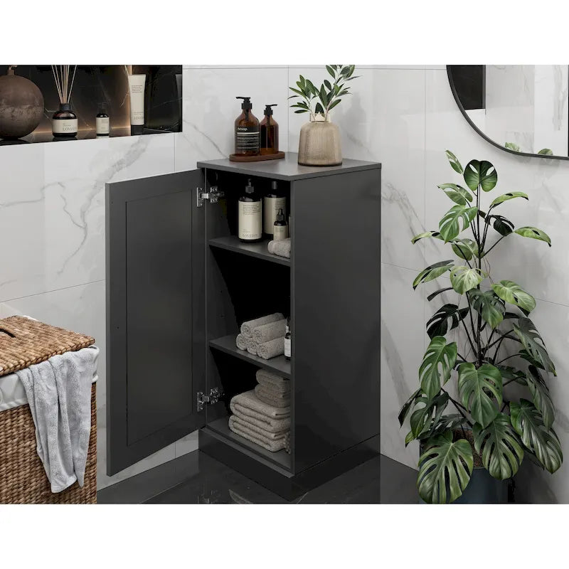 100% Solid Wood 16.5 Bathroom Cabinet with Optional Doors by Palace Imports