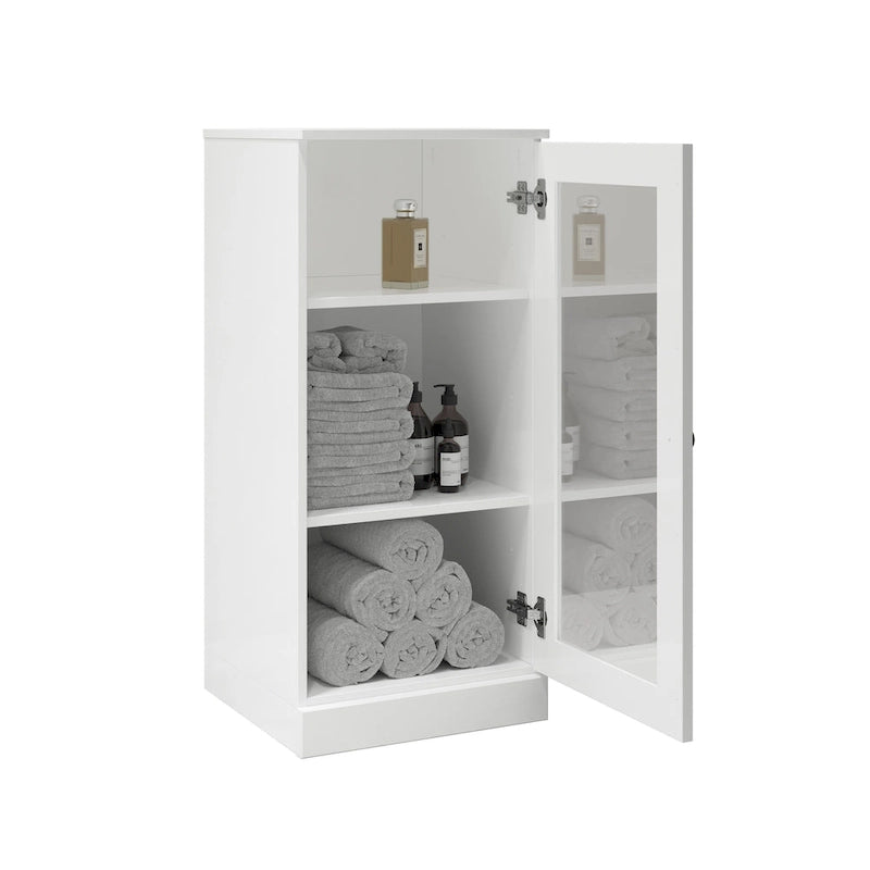 100% Solid Wood 16.5 Bathroom Cabinet with Optional Doors by Palace Imports