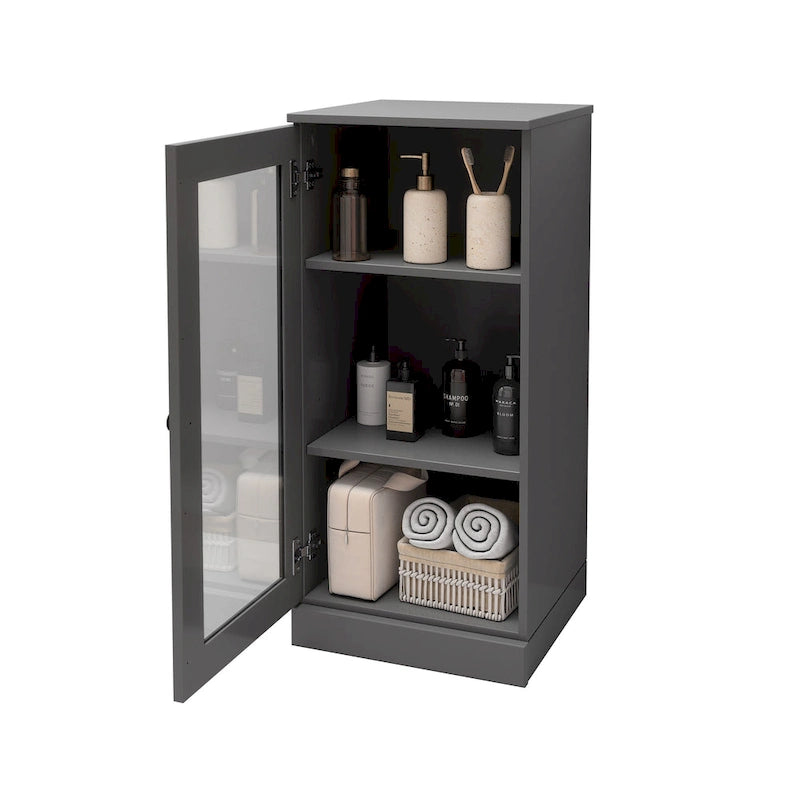 100% Solid Wood 16.5 Bathroom Cabinet with Optional Doors by Palace Imports