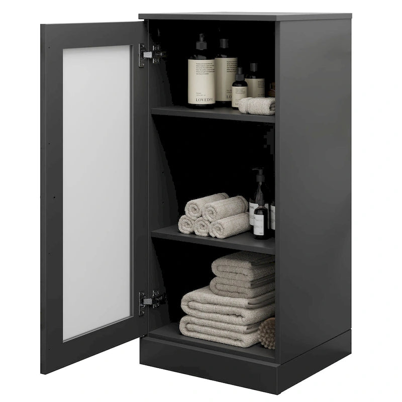 100% Solid Wood 16.5 Bathroom Cabinet with Optional Doors by Palace Imports
