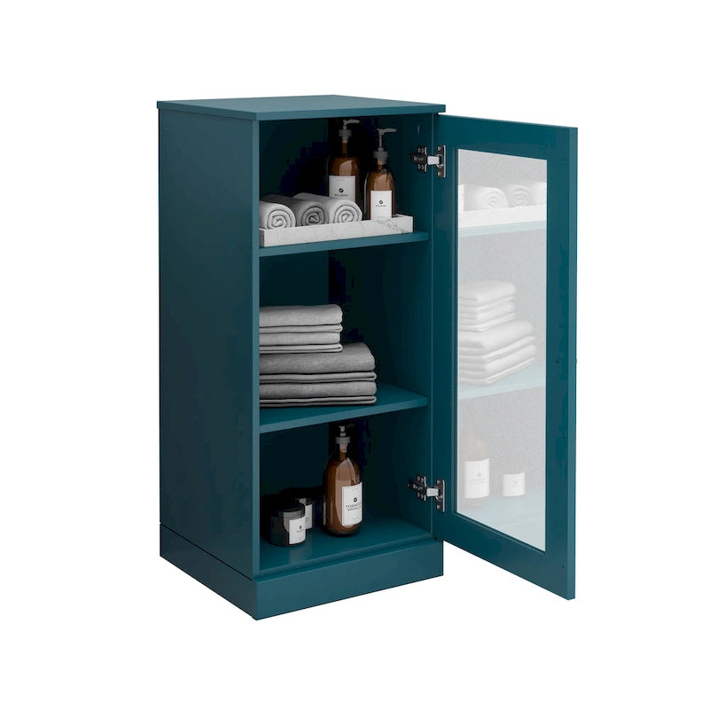 100% Solid Wood 16.5 Bathroom Cabinet with Optional Doors by Palace Imports