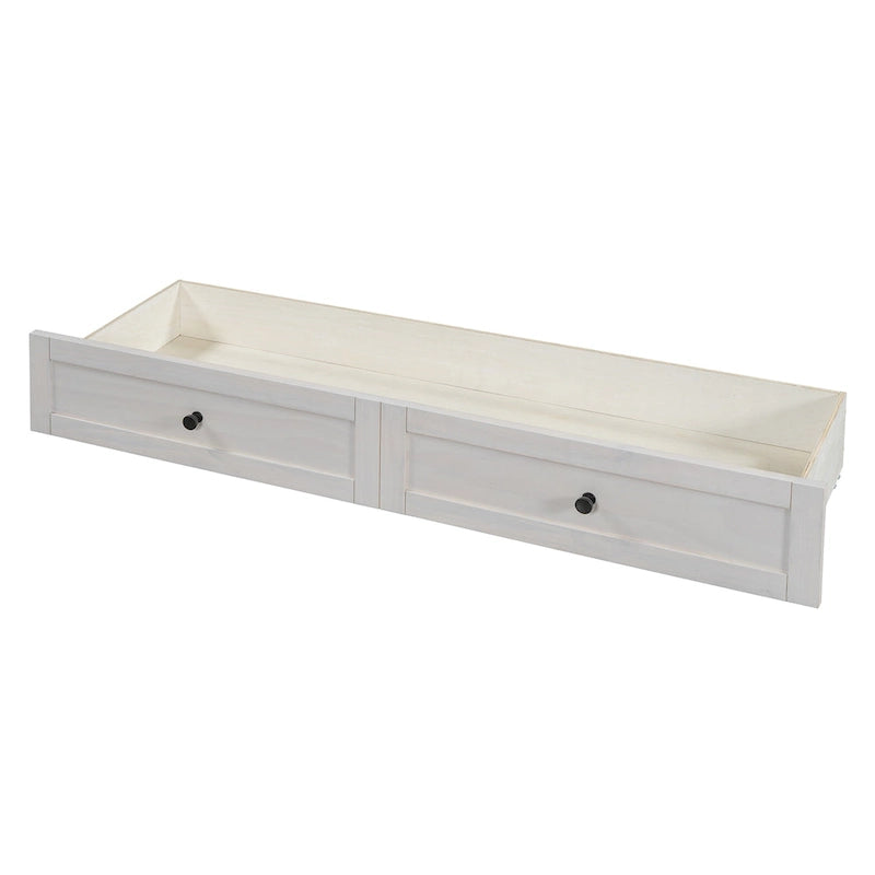 Queen Size Modern Murphy Bed with Versatile Storage Drawers & USB