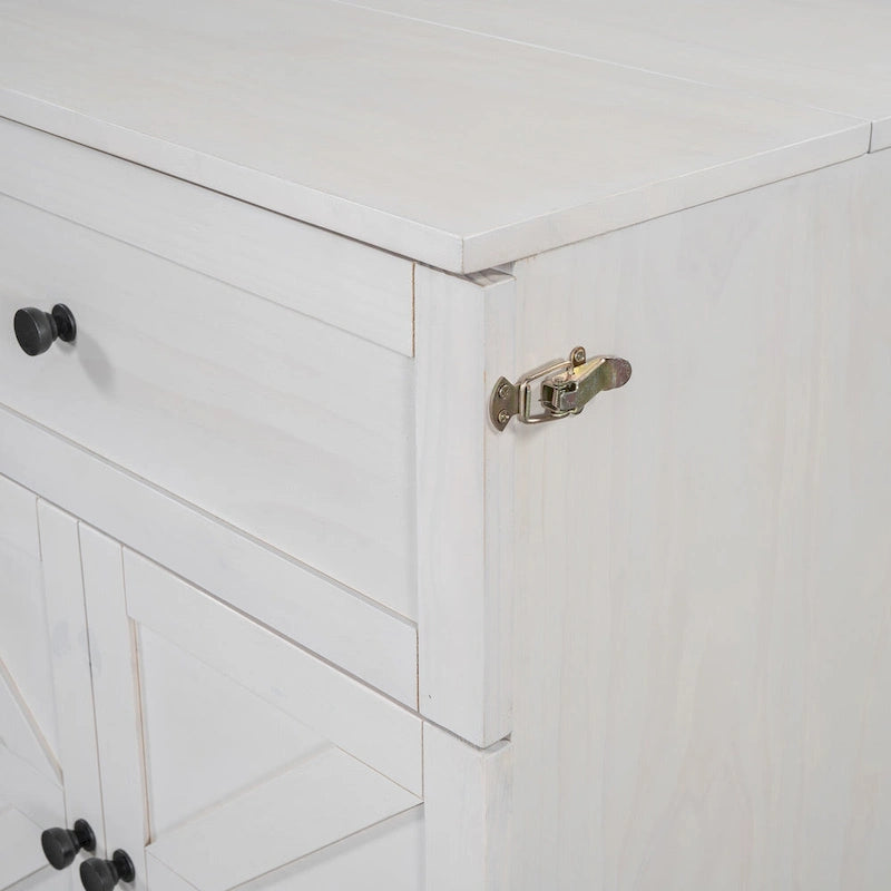 Queen Size Modern Murphy Bed with Versatile Storage Drawers & USB
