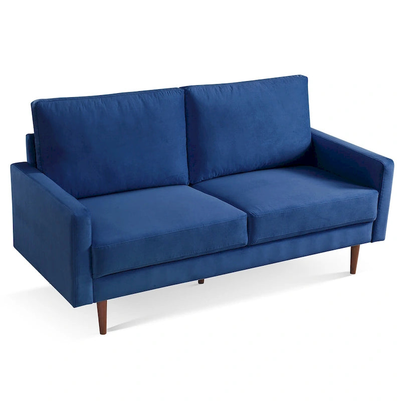 OS Home and Office Furniture 69 Inch Wide Upholstered Sofa with Square Arms