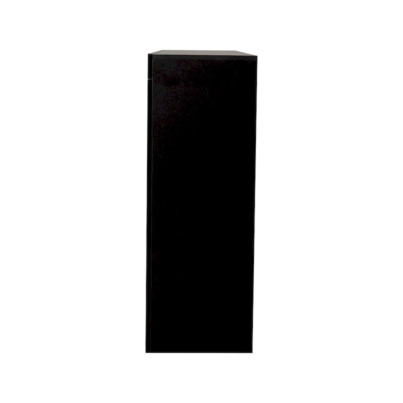 Sideboard Storage Cabinet High Gloss with LED Light