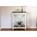 White Combo 28x10x36 X-Back Console