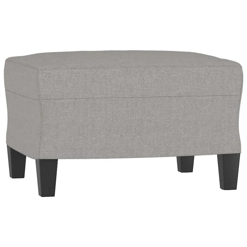 vidaXL Sofa Chair with Footstool Accent Upholstered Living Room Chair Fabric