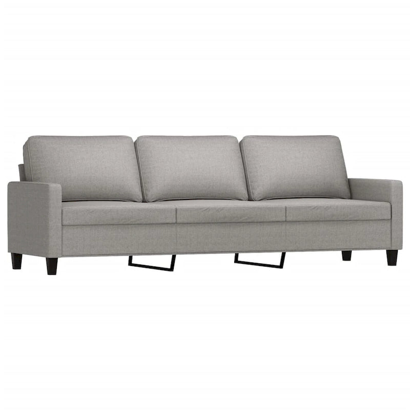 vidaXL Sofa Chair with Footstool Accent Upholstered Living Room Chair Fabric