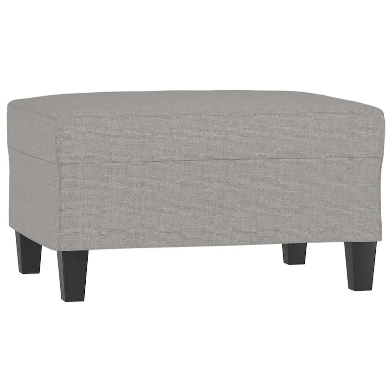 vidaXL Sofa Chair with Footstool Accent Upholstered Living Room Chair Fabric