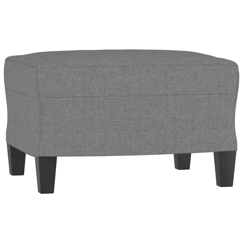 vidaXL Sofa Chair with Footstool Accent Upholstered Living Room Chair Fabric