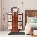 Large Wooden Jewelry Storage Box Organizer - 17 x 12 x 39.5 (L x W x H)