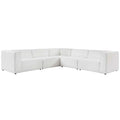 Mingle Vegan Leather 5-Piece Sectional Sofa