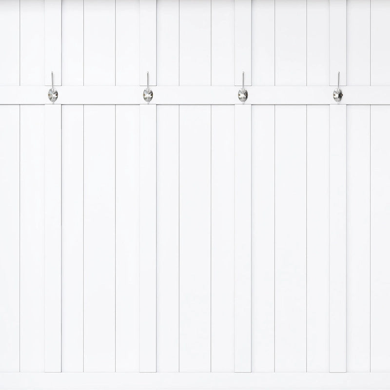 78H Modern Hall Tree with Wide Storage Seating Bench,Entryway Shoe Cabinet with 13 Compartments,Elegant Coat Rack with 6 Hooks