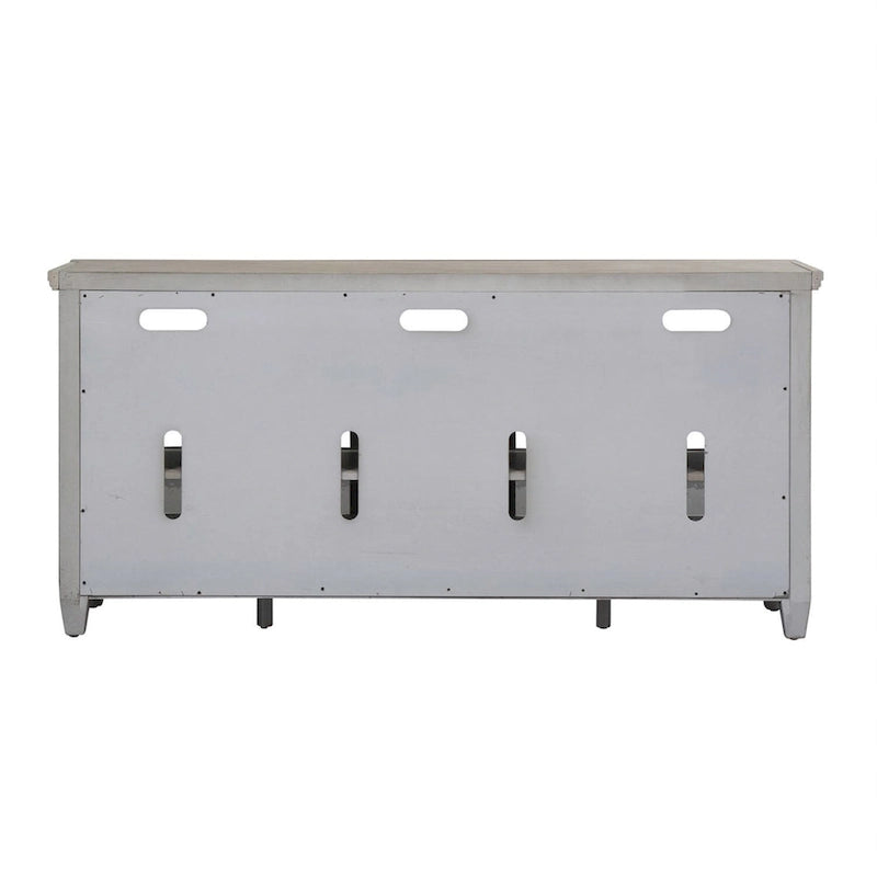 Heartland Antique White Tobacco Entertainment TV Stand