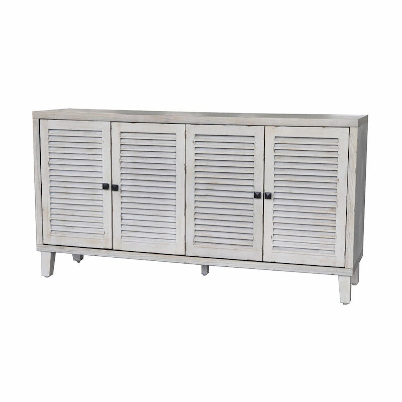 4 Shutter Door Wooden Cabinet Sideboard Buffet